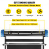 Vinyl Cutter 53 Inch Vinyl Cutter Machine 1340mm Vinyl Printer Cutter Machine LED Fill Light Strip Vinyl Plotter Cutter Machine with Floor Stand Signmaster Software